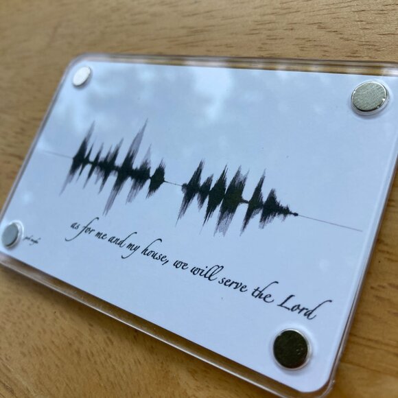 As For Me And My House, We Will Serve The Lord Soundwave Magnet - Picture 5 of 6